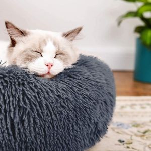 Super Soft Pet Bed Kennel Dog Round Cat Warm Sleeping Bag Kitten Puppy Cushion Couch Mattress