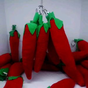 Gantungan Kunci Boneka Cabe isi 20pcs