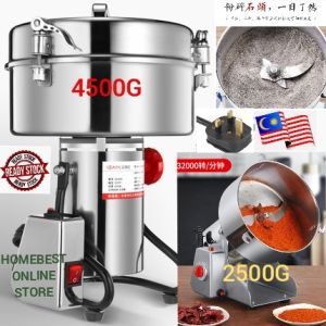 Copper Motor Heavy Duty Big Capacity Stainless Steel Commercial Use Food Grinder For Herbs/Spices/Nuts/Beans