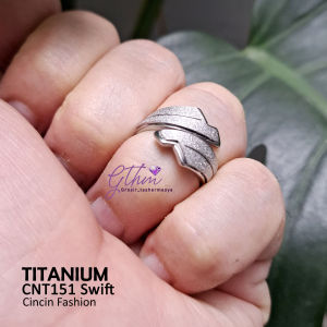 Cincin Titanium Swift Elegan Berlapis Warna-Warni Anti Luntur untuk Pesta dan Hari Raya cnt151