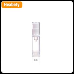 【2-3 days delivery】 5 10 15ml Vacuum Bottle Press Liquid Foundation Lotion Eye Cream Empty Refillable Bottle Cosmetic Container Portable Makeup Tool