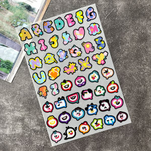 Phim Hoạt Hình Graffiti dễ thương Miếng Dán Phản chiếu phổ quát tự làm bánh xe đạp Sticker xe ô tô xe mô tô xe tay ga kính chắn gió cơ thể miếng dán cho Honda trang trí Yamaha khổng lồ Trek