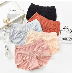 Underwear shop กางเกงในรังผึ้ง ขาลูกไม้ ผ้านิ่มยืดหยุ่นดี 1887#