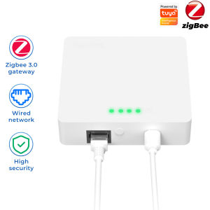 SMATRUL Tuya Zigbee 3.0 Smart Home Gateway Is Compatible With Life Alexa   Genie