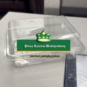 [50 pcs] PET container clear clamshell GB-45 (3x4x2 inches) for any baked products or food delicacies