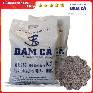 [ COMBO 2kg] Phân Hữu Cơ ĐẠM CÁ VIÊN NÉN  Ngừa Nấm Vàng Lá Thối Rễ Tơi Xốp Đất