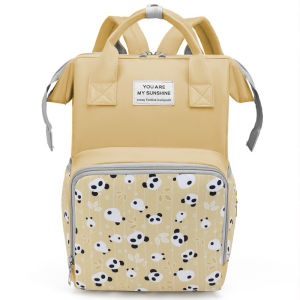 TAS BAYI 6029 - RANSEL BAYI Y.A.MS “PANDA” Tas Ransel Perlengkapan Bayi Tas Diaper Bag Tas Ibu Baby Popok Susu - F