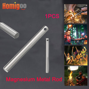 Homigoo 1 cái độ tinh khiết cao 99.99% mg magiê thanh kim loại cắm trại ferro que dụng cụ cắm trại sinh tồn BBQ cắm trại sinh tồn dụng Cụ Ngoài Trời