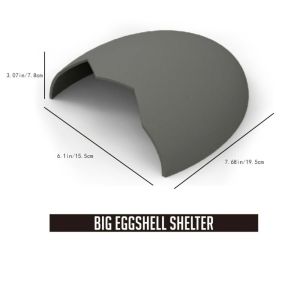 DGFDF Reptile Breeding Box Pet Cave Plastic Eggshell Shape Pet Case Creative Pet Cave Houses Spider