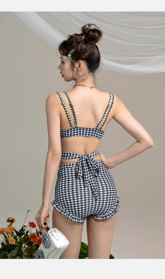 U Gonna S Bikini Swimwear Women Sexy Two Piece High Waist with Bra Padded  Push Up Korean Style Cute Fashion Sport Stretchable Beachwear 2023 New  Design