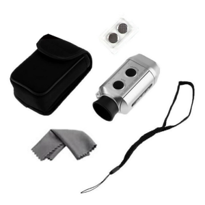 Portable Aluminum Golf Rangefinder Featuring Fast Distance Calculation And Fogproof Design With Digital Display