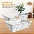 KERANJANG ROBLOX PUTIH - Keranjang Serbaguna Organizer / Box Container / Kotak Penyimpanan. 