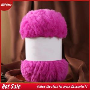 【COD】🔥🔥🔥 Wool Circle Solid Color Yarn Hand Woven DIY Scarf Hat Sweater Medium Thick Merino Wool Thread Soft And Comfortable Fluffy