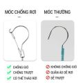 Móc Chùm Inox 20 Kẹp, Treo Quần Áo, Khăn Sữa Cho Bé FELAA. 