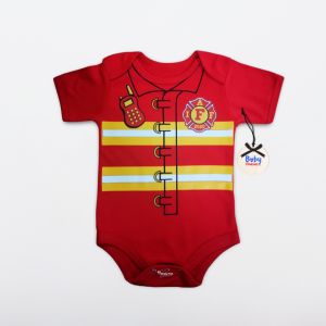 Future Fireman Baby Onesie    Firefighter Career Outfit 0–12 Months Cotton Baby Clothes PH