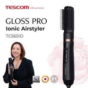 Tescom Gloss Pro 2in1 Ionic Airstyler - Hair Dryer / Sisir Angin & Pengering Rambut TC565ID
