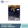 Tissue Lovers Premium Gold Isi 3 Sachet - Tisu Magic Antiseptik. 
