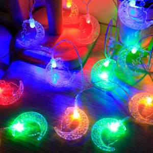 Indo - Lampu String Lebaran LED Tumblr / Lampu Tirai Bulan Bintang