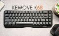 KEMOVE K68 Hot Swappable RGB Backlit 3 Modes Connection Mechnical Keyboard for Windows,Mac OS. 