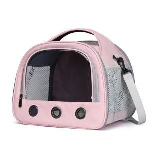 YITAQI Breathable Hamster Carrier Bag Portable Foldable Small Animal Carrier Pouch Lightweight Adjustable Shoulder Strap Pet Backpack Chinchilla
