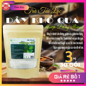 Trà Túi Lọc Dây Khổ Qua (Mướp Đắng) rừng túi zip 90g - - (Hỗ trợ điều trị bệnh tiểu đường giảm cân giảm béo bụng hỗ trợ điều trị ung thư thanh nhiệt và giải độc gan...)