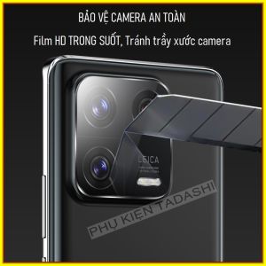 Miếng Dán Bảo Vệ Camera Xiaomi 13 Pro Xiaomi 13 Lite Xiaomi 13 Trong Suốt HD Chống Trầy Xước Bám Dính Tốt.