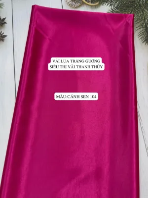 VẢI LỤA TRÁNG GƯƠNG -MAY ÁO DÀI- DÒNG VẢI CAO CẤP