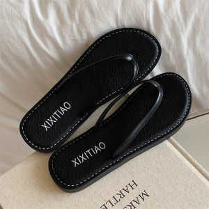 Free Shipping Simple And Casual Soft-Soled Flip-Flops In An Ins Retro Style Perfect For Wearing Outdoors WomenS Summer Beach Sandals
