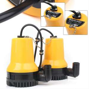 50W 4500L/H 5m DC 12V/24V Solar Water Pump Brushless Motor Water Circulation Submersible Pump Irrigation Fountain Fish Pond