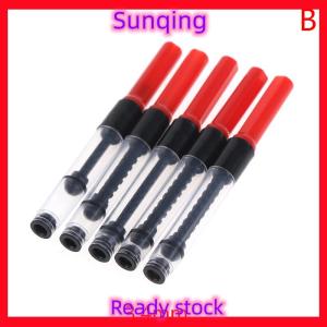 SQ Stationery [Flash Sale] 5Pcs 3.4mm/2.6mm Meet Plastic Pump Cartridges Fountain Pen Converter