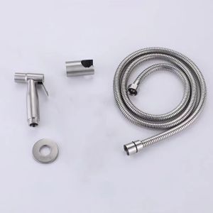 SUS304 Toilet Bidet Sprayer Stainless Steel Bidet Set Shower Set Toilet Sprayer Washer Toilet Bathroom Bidet Set