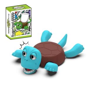 Bộ đế lót ly Rùa vui nhộn-Nhấn để bật ngăn để cốc hình đôi mắt độc đáo và vui tươi cho gia đình hoặc sử dụng tại văn phòng