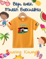 SINFASHION87 KAOS ANAK FREE PALESTINE BEBASKAN PALESTINE ANAK LAKI PEGANG SEMANGKA. 