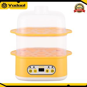 Baby & Mother Maternity Egg Steamer 200W 12 Eggs Capacity Double Layer Auto Shut-Off for Nutritious Meals
