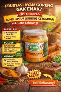 Bumbu Ayam Goreng Ketumbar Premium 180gr Bumbu Ayam Ketumbar Siap Goreng Bumbu Ayam Ketumbar Tanpa Pengawet
