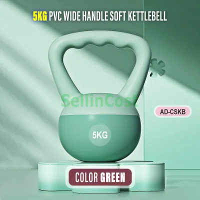 SellinCost SOFT Kettlebell Dumbbell 3kg 4kg 5kg 6kg Kettle Bell Dumb Bell Weight Grip Strength Training Equipment Fitness Home Gym Exercise Kettlebell Swing Handle Alatan Angkat Berat Besi Angkat Berat 壺鈴 CSKB 软壶铃