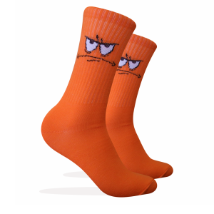 Kaos Kaki Oldschool - Kaos Kaki Karakter Grumpy Face - 4LAYER BENANG - K86