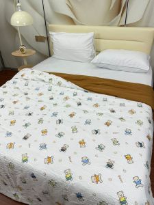 COMFORTER (BUBBLE COTTON)  Bed Quilt Soft and Breathable Fabric