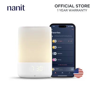nanit Baby Night Light Sound & Light with Temperature & Humidity Tracking Cry Detection White Noise Machine Control via Smart App Remote Kids Self Sleep