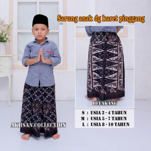 Sarung Anak Untuk Usia 2-10 Motiv Gus Iqdam Model Rok Praktis Dengan Karet Pinggang Bahan Lembut Adem Di Pakai