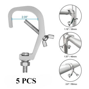 5PCS LED Light C CLamp Hook Aluminum Alloy Stage Light Hook For LED PAR / Moving Head / Laser Wholesale Available