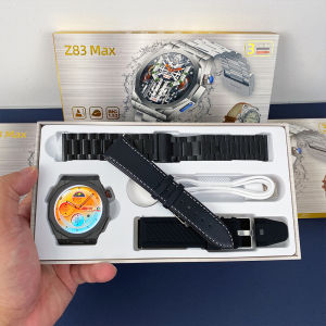 Z83 Max Smart Watch for Men Women NFC Smartwatch Mens Wristwatch Straps Waterproof Wrist Watches Fitness Bracelet With 3 Straps