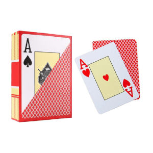 Frosted Surface Pvc Texas Game Poker Waterproof And Wear-Resistant Large-Character Poker