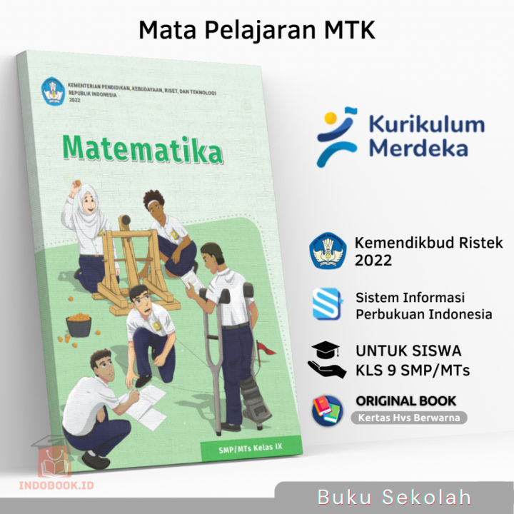 Buku Matematika Kelas 9 IX SMP MTs Kurikulum Merdeka Belajar 2022 ...