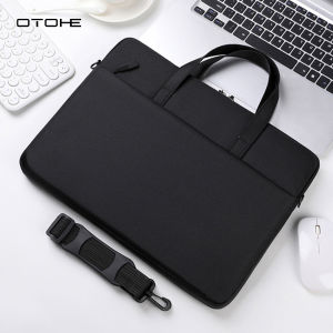 OTOHE Fashion Business Bag 14 - inches Laptop Bag Shoulder Bag Portable Cross Body Bag Large Capacity Handbag Waterproof Messenger Bag Lightweight Casual Bag Leisure Bag