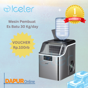 Iceler Mesin Pembuat Es Batu 30 Kg Flagship