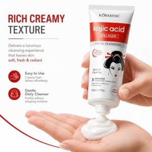 Kojic Acid Facial Wash Skin Care 120ml Oil Control Deep Cleaning Face Wash Cleanser