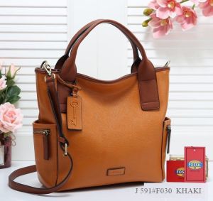 TAS WANITA IMPORT BRANDED/FOSSIL EMERSON TWO TONE 591#F030/TAS KANTOR WANITA