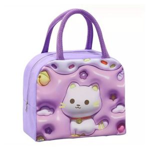 Tas Bekal Anak Karakter 3D Lucu Lunch Bag Panas Dingin Tempat Penyimpanan Makanan