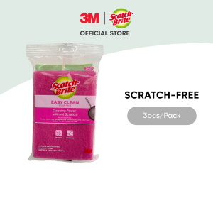 3M™ Scotch-Brite® Easy Clean Scrub Pads Non-scratch 3 pcs/pack For stove tops & stainless steels